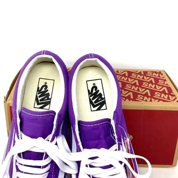 VANS Old Skool Low Top Purple Canvas Suede Women's Size Sneakers VN0A5KRSBEK - Picture 10 of 12